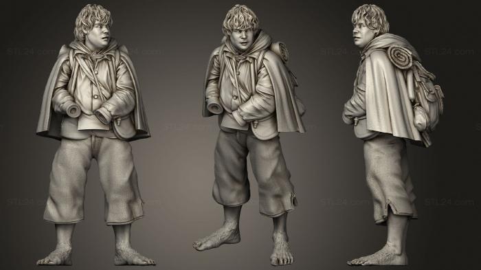 Military figurines (Samwise, STKW_1767) 3D models for cnc